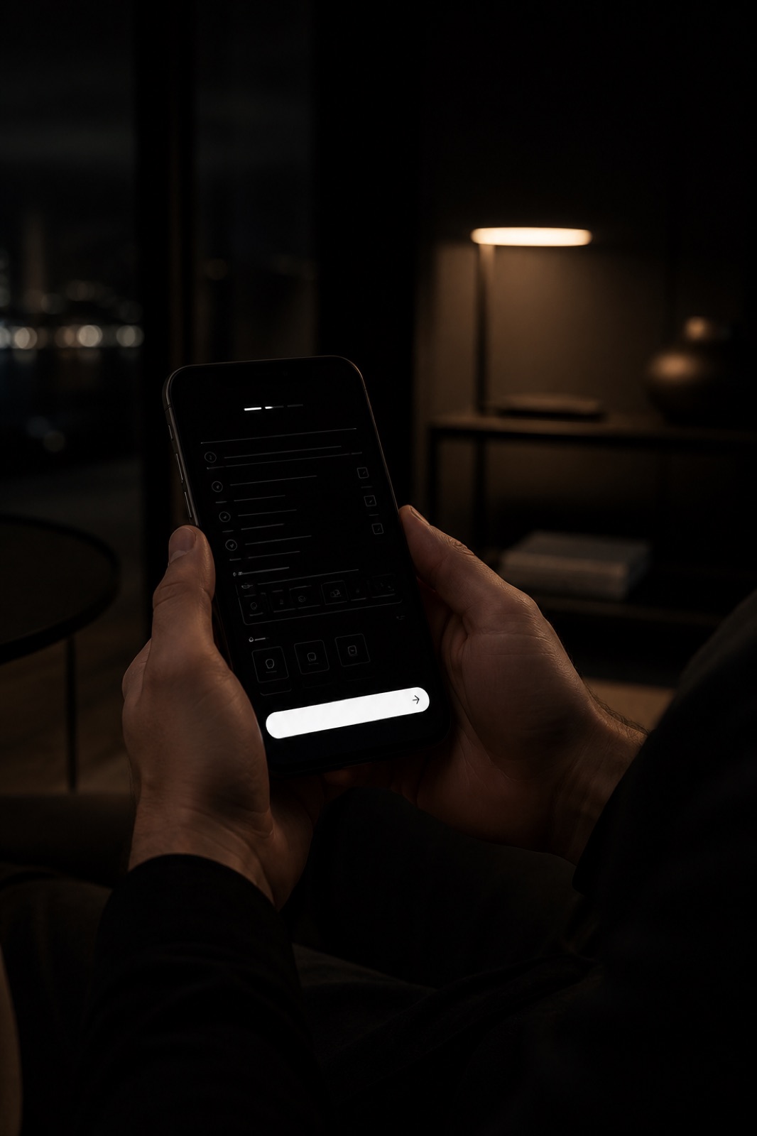 Phone open to a short medical intake